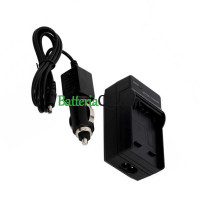Caricabatterie di ricambio per Sony NP-FH50 con cavo di ricarica per auto NP-FP50