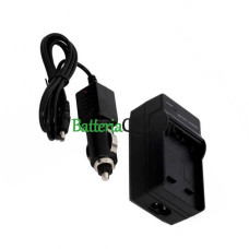 Caricabatterie di ricambio per Sony NP-FH50 con cavo di ricarica per auto NP-FP50