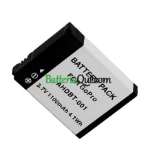 Batteria sostitutiva per Gopro HERO1 HD 1100mAh AHDBT-001