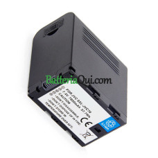 Batteria sostitutiva per JVC 7800mAh con uscita HM650 GY-HMQ10 USB 75 SSL-JVC50 78 HM600 SSL-JVC70