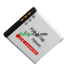 Batteria sostitutiva per Olympus D700 FE-4020 X-940 FE-4040 FE-5040 D705 LI-70B 700mAh