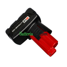 Batteria di ricambio per Milwaukee 2415-20 2415-21 2420-21 2420-20 12Volt 2420-22 2411-22