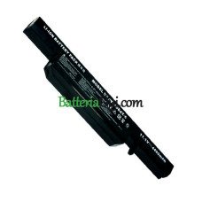 Batteria sostitutiva per Clevo 6-87.WS40S-4W41MW42 W540BAT-6 6-87-W540S-4271